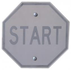 Scott Froschauer: Start Mirror Sign