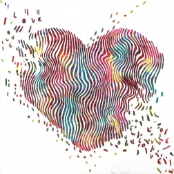 Virginie Schroeder: Heart Love Glow In The Dark Day