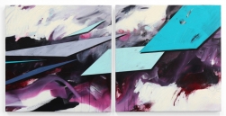 Paul Kirley: Abstract Landscape #135 (diptych)