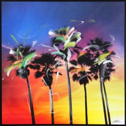 Pete Kasprzak: Venice California Multi Palms