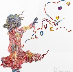 Virginie Schroeder: Little Girl with the Love Balloon Explosion