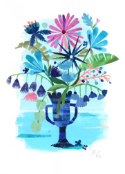 Maria C Bernhardsson: Blue Bouquet