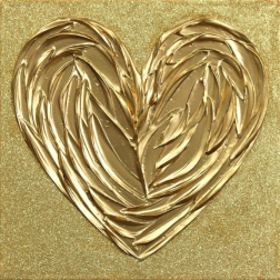 Cynthia Coulombe-Bégin: Shining Gold Love Heart