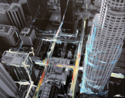 Pete Kasprzak: LA Aerial 1 (Downtown)