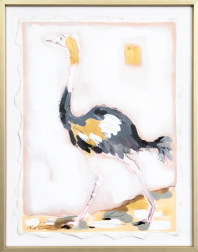 Kellie Newsome: Elegant Bird Facing Left