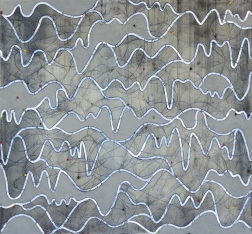 Petra Rös-Nickel: Waves Blue Grey