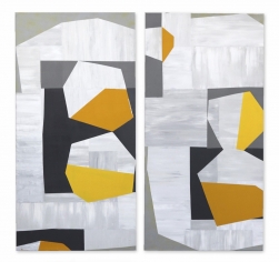 Heny Steinberg: Low Yellow Moon (diptych)