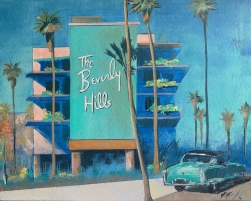 Kathleen Keifer: Pink and Green Beverly Hills Hotel
