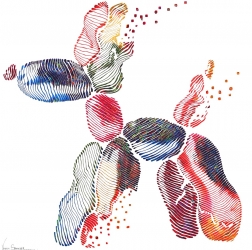 Virginie Schroeder: Dog Balloon Explosion