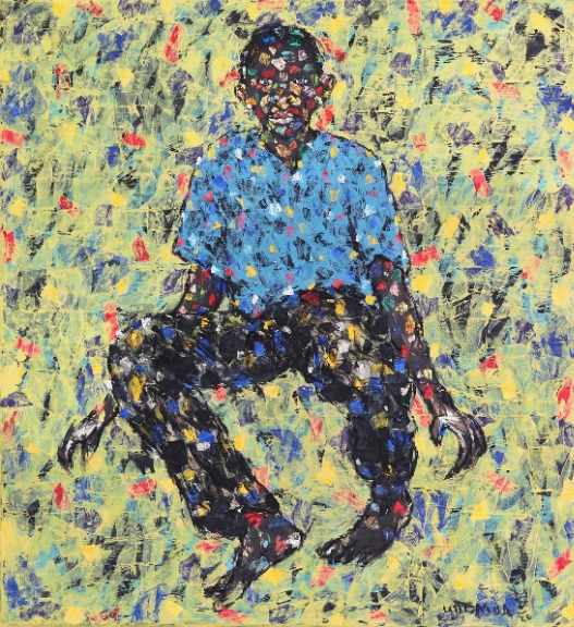 Emeka Udemba: Figure In Yellow Landscape No. 5 image 1