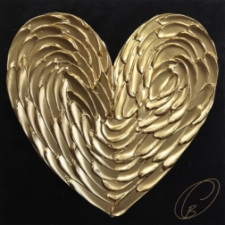 Cynthia Coulombe-Bégin: Gold Heart No.6