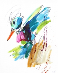 Ash Almonte: Purple Splatter Hummer