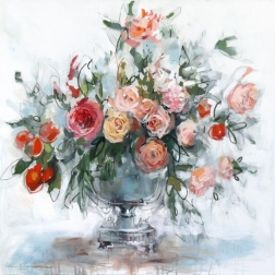 Kellie Newsome: Peach Blooms