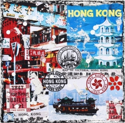 Marion Duschletta: Hong Kong Skyline