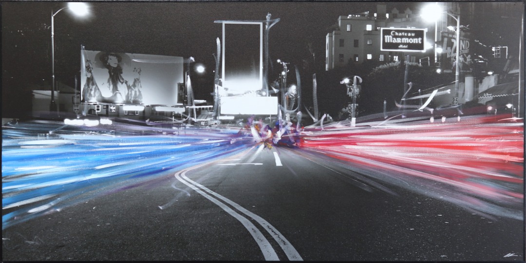 Pete Kasprzak: Chateau Marmont (Blue and Pink) image 1