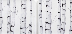 Beth Munro: Birch Diptych