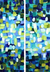 Shiri Phillips: Blue Totem (Diptych)