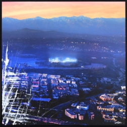 Pete Kasprzak: Dodger Stadium from the Sky (Think Blue)