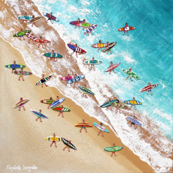 Elizabeth Langreiter: Sun Sand Surf
