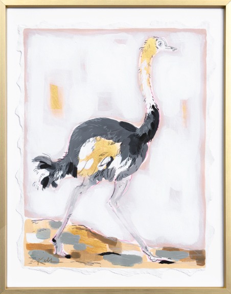Kellie Newsome: Elegant Bird Facing Right image 1
