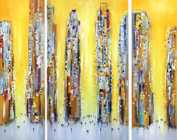 Ekaterina Ermilkina: A Sun Kissed City (Triptych)