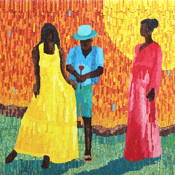 Amadou Opa Bathily: Red Roses image 1