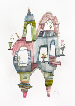 Maria C Bernhardsson: Palm Springs in Pastels