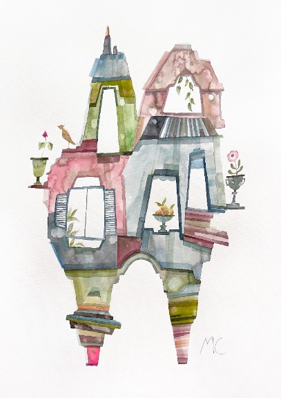 Maria C Bernhardsson: Palm Springs in Pastels image 1
