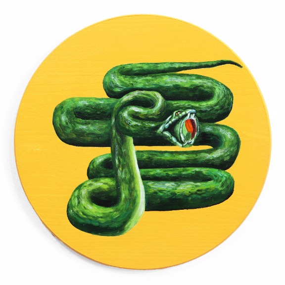 JJ Galloway: Sushi Snake on Yellow image 1
