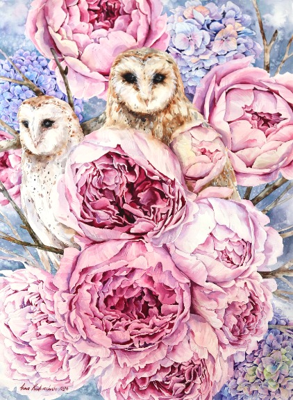 Anna Kudriashova: Two Owls image 1