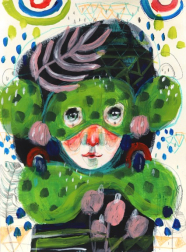 Silvia Pavarini: Mask in Green