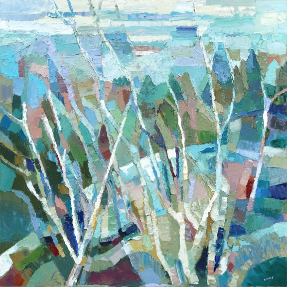 Dana Cowie: Birch Tree Abstraction image 1