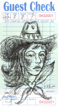 Jesse Black: Cowgirl Guest Check (3/4)
