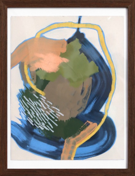 Elisabeth Grace: Blue Abstract