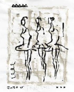 Gary John: Three Grey Twirlers