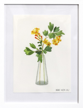 Xiao Wen Xu: Golden Currant Bouquet in Vase