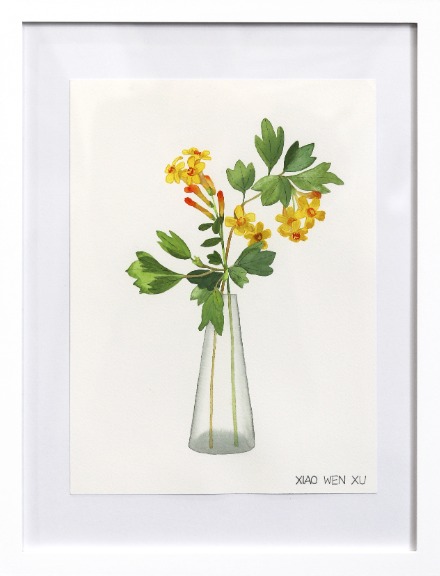 Xiao Wen Xu: Golden Currant Bouquet in Vase image 1