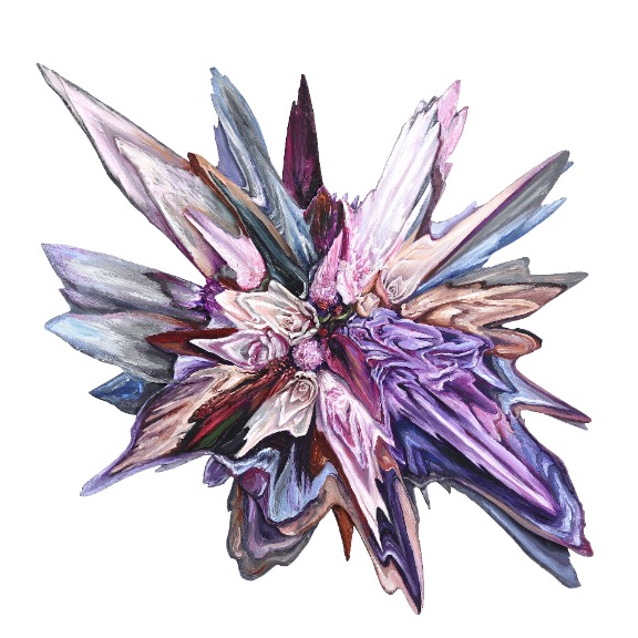 Kate Tova: Lilac Hydrangea Glitch image 1