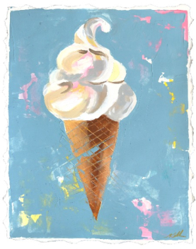 Kellie Newsome: Soft Serve in a Waffle Cone