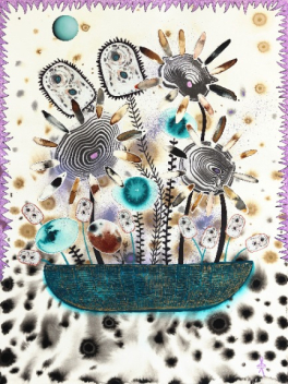 Krisanne Souter: Neptune Flower Arrangement