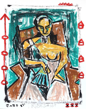 Gary John: Cubist Chair Pose