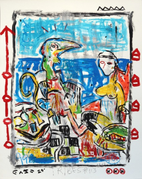 Gary John: Squawk and Awe: Bathers at the Beach