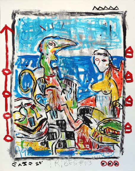 Gary John: Squawk and Awe: Bathers at the Beach image 1