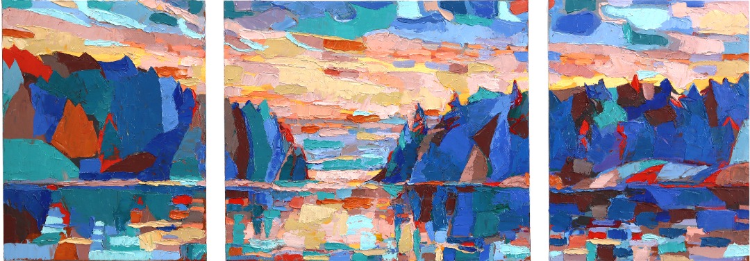 Dana Cowie: You Can Let The Thought Pass (Triptych) image 1