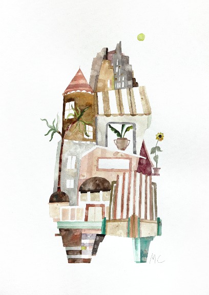 Maria C Bernhardsson: A Sunflower in the City image 1