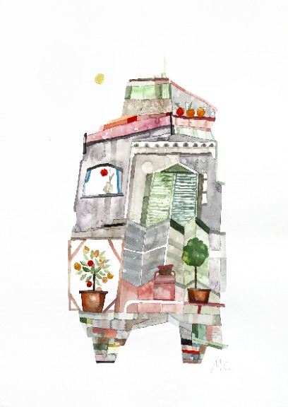 Maria C Bernhardsson: Golden Peach Afternoon image 1