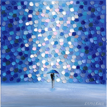 Ekaterina Ermilkina: Two in the Blue Rain