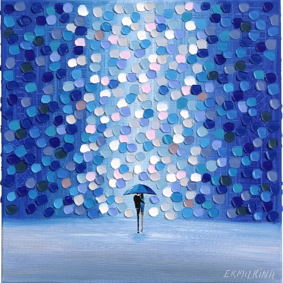 Ekaterina Ermilkina: Two in the Blue Rain image 1