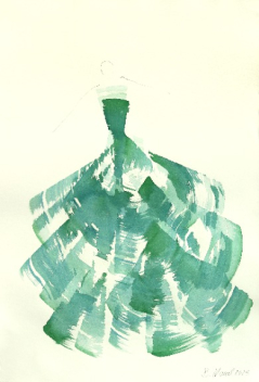 Bettina Mauel: The Blue Green Dress 4