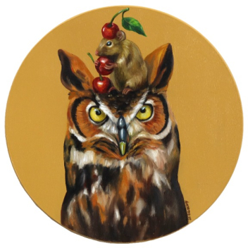 JJ Galloway: Horned Owl with His Mouse